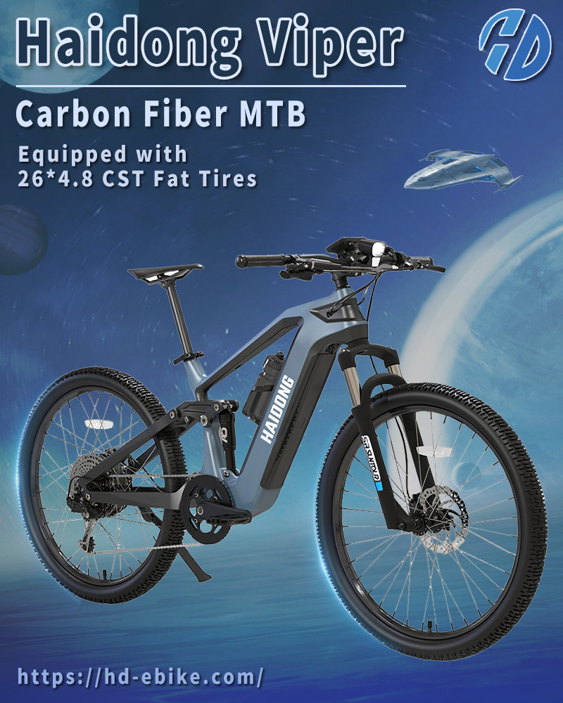 HaidongB's tweet photo. 🟠 Exclusive Update 🟠 
Haidong Viper sneak peek!
💥48V 30A Controller
💥26*4.8 CST Fat Tires
💥5-levels of Pedal-assist
💥48V 17.5Ah Samsung Battery

Looking for wholesalers, retailers, and start-ups. Welcome to inquiry!
#ebike #manufacture #fattire #ODM #OEM #B2B https://t.co/63ug7EQOAS