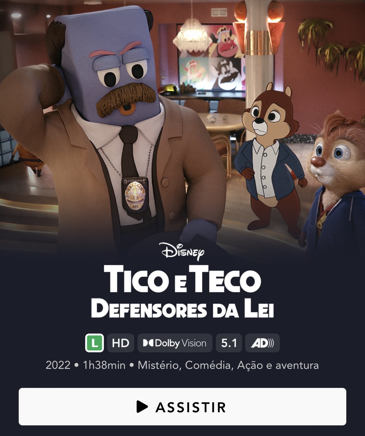 Assistir a Tico e Teco: Defensores da Lei