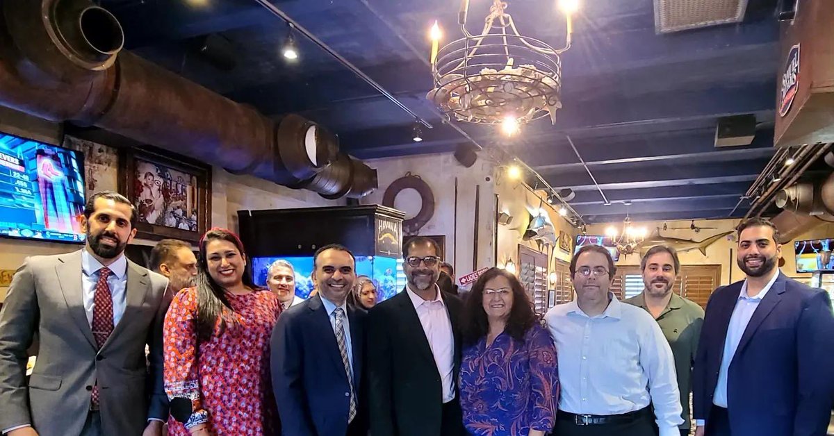 WVGLegal's tweet photo. We had a wonderful time joining members of our legal community at the Florida Muslim Bar Association annual EID Reception at @GarciasSeafood!  Special thanks to our judges for joining us! https://t.co/fWu12quQ8d