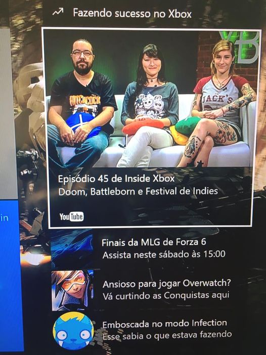 pcesarcabral's tweet photo. Doce lembrança de quando o #XboxInside era bom e a @XboxBR existia <3 https://t.co/xsachikhFf