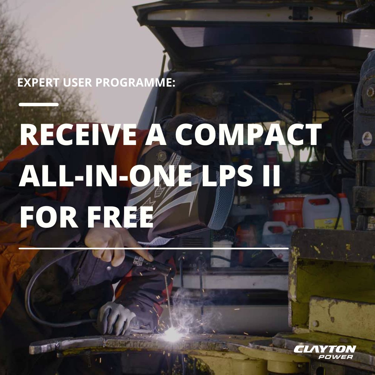 ClaytonPowerUK's tweet photo. Exciting news for fleet managers! You could take advantage of clean onboard energy for your fleet for FREE! Find out more at the @TheCVShow next week – we’ll be at stand 5C42.

Find out more about the Expert User Programme: https://t.co/Qs7nOOIQHD

#CVShow2022 #fleetmanagers https://t.co/gWdGKToKze