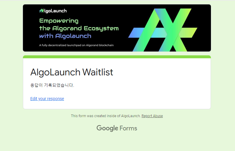 Dryagedcrypto's tweet photo. @Algolaunch Completed. 
#algofam #algorand #ido #nft #giveaway https://t.co/9CXLx0Wmu6
