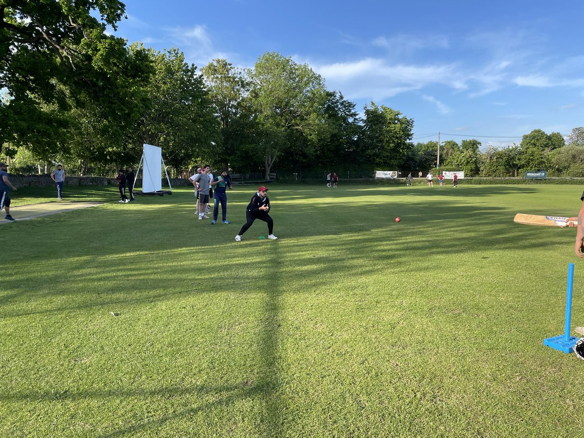 DFCALtd's tweet photo. Another superb summer evening at the #Hollow with @StapletonCC 4 adult sides working hard in the nets and in the field #fun #clubcricket #bringonsaturday https://t.co/lHNm0VL00f
