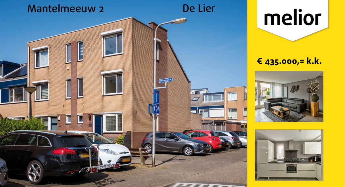 #Nieuw in de #verkoop Mantelmeeuw 2 te De Lier!
Deze woning is door zijn hoekligging, doorgetrokken voorgevel op de 2e etage, uitbouw, kunststof kozijnen, luxe keuken, badkamer, toilet en een perfecte tuin echt een pareltje!
melior.nl/aanbod/woninga…