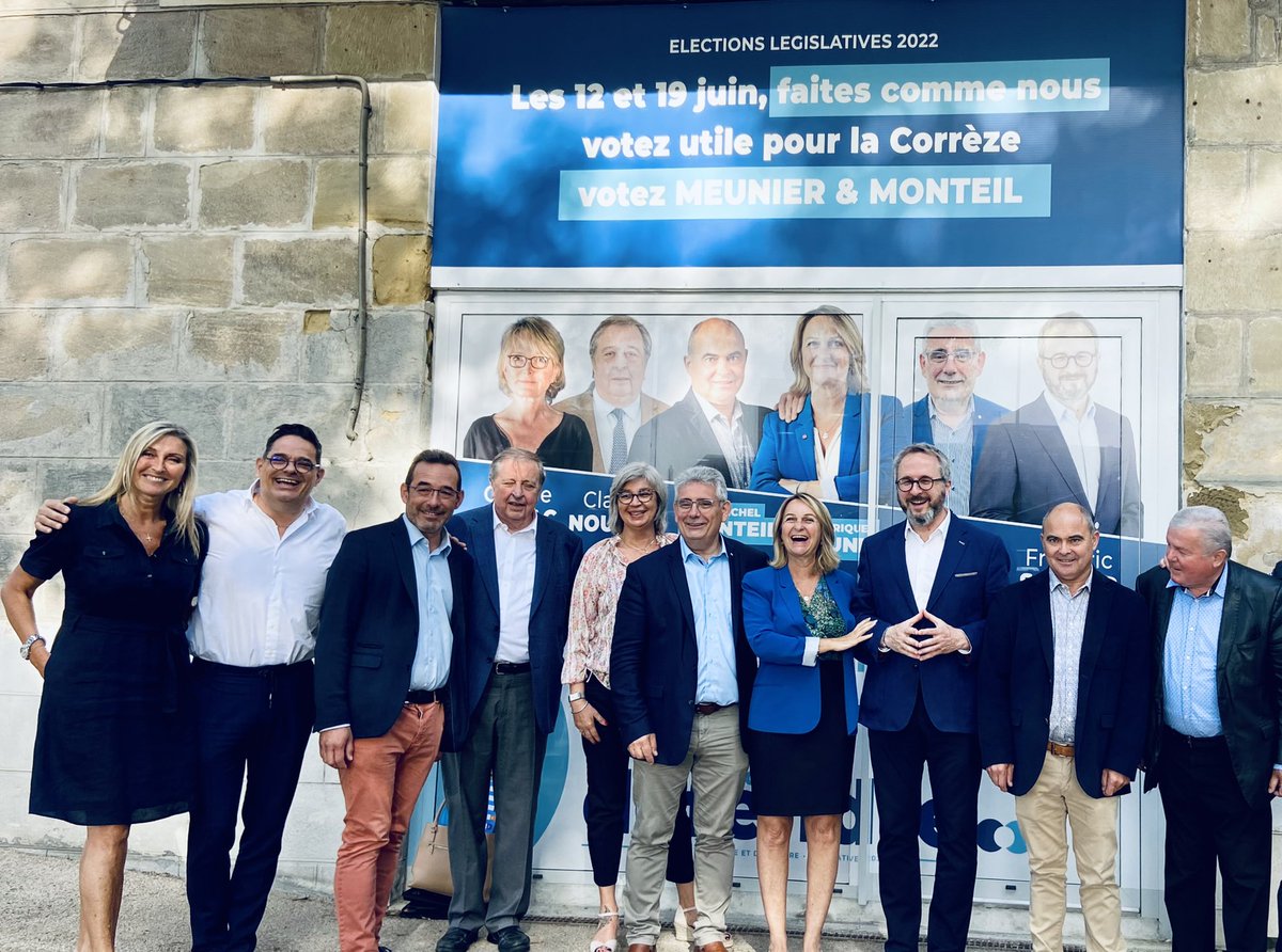 LArfeuillere's tweet photo. Et c’est parti sur la 2ème circo en #Corrèze avec Frédérique #Meunier &amp; Jean-Michel #Monteil !🚀🇫🇷
#legislatives2022 #PourVousDefendre #PourlaCorrèze https://t.co/c9IyBmdGR9