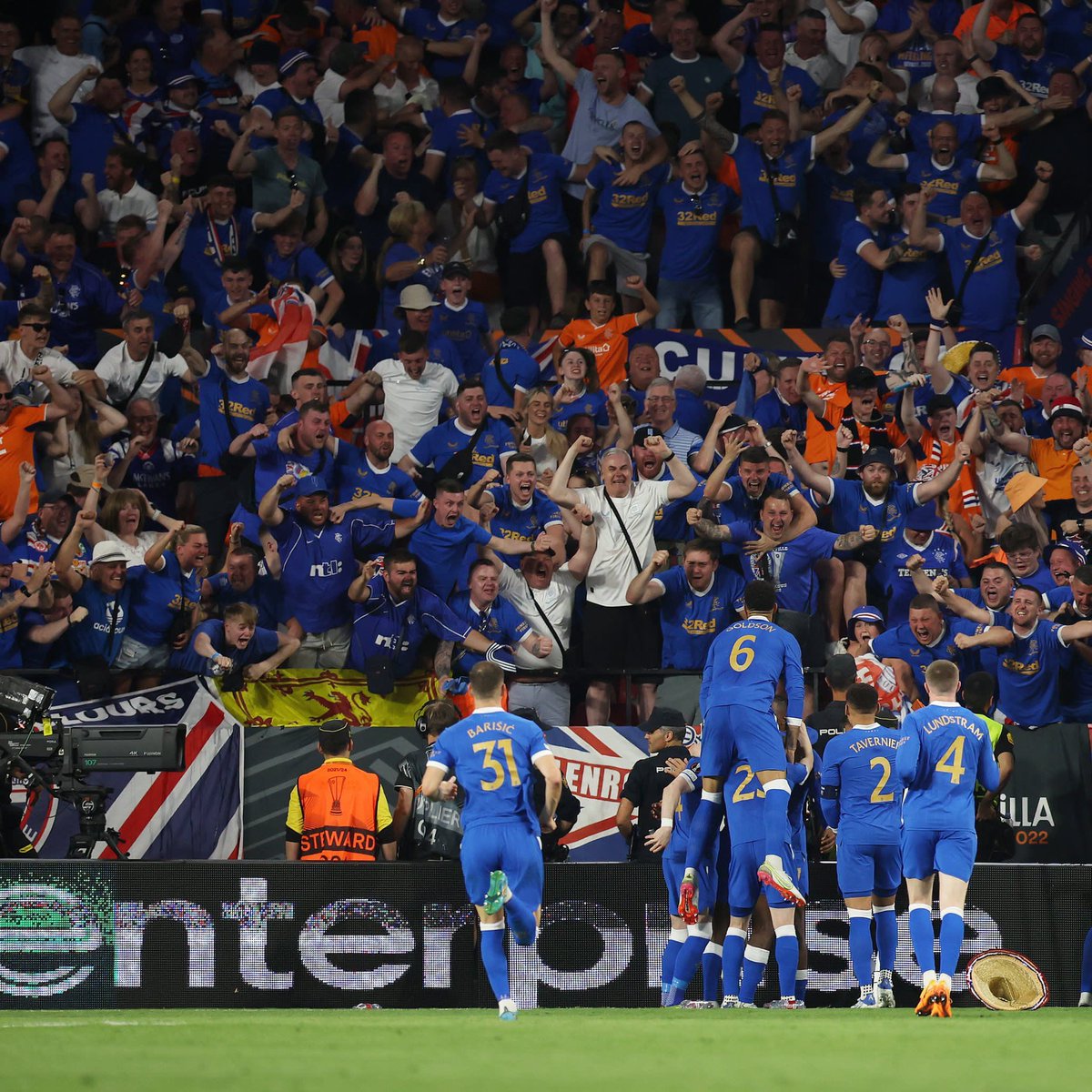 Felt the highest of the highs and the lowest of the lows all in one night. That feeling of Aribo’s goal will never be beaten. The teddy’s 🇬🇧💙