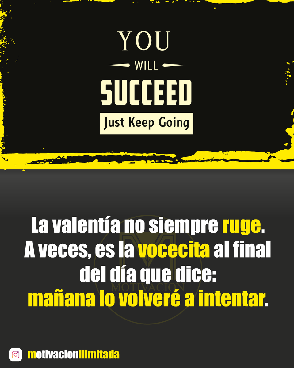 SilvaRigels's tweet photo. ✅Continua no te detengas, si fallas inténtalo de nuevo, lo vas a lograr.
#Motivation #quote #quoteoftheday #coach #motivacion https://t.co/4IGApoo9qM