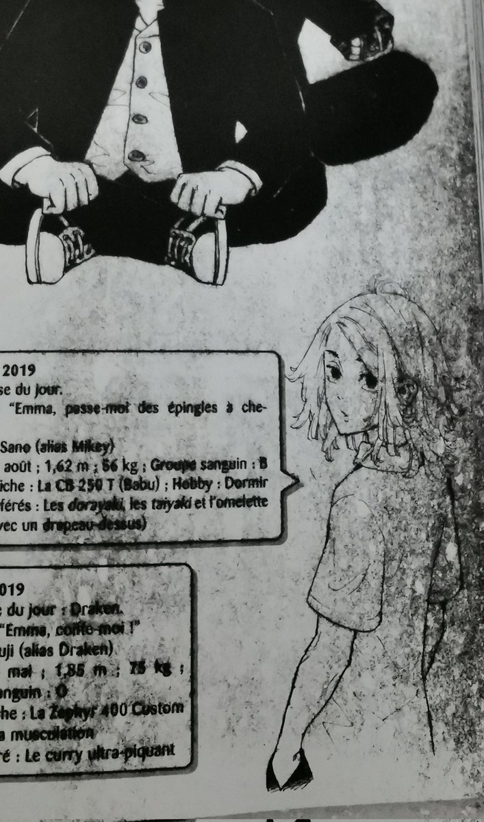 Bon par contre @Glenat_Manga c'est quoi cette impression sur le character book...j'ai vu quelques pages un peu mal imprimées avant dans le book mais celle-là c'est vraiment de l'abus 💀 C'est juste illisible... 
