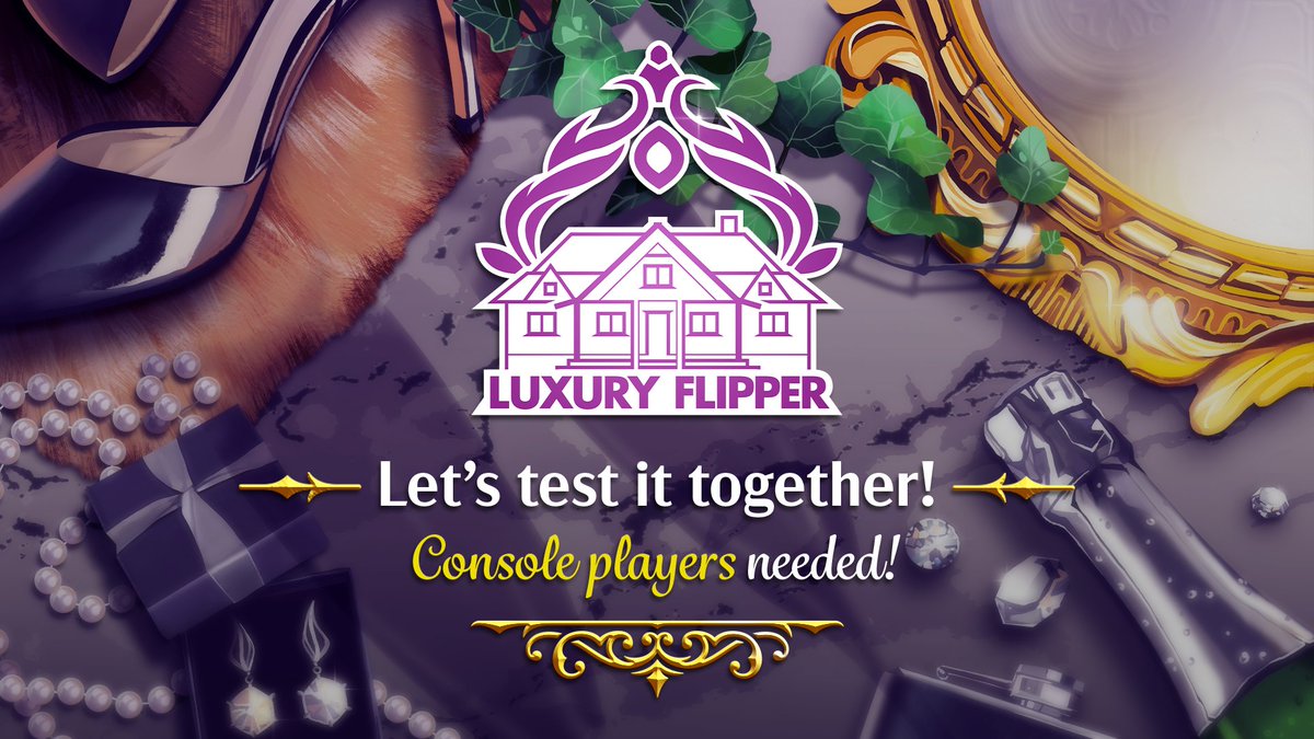houseflippersim's tweet photo. If you want to help us out with beta testing the Luxury DLC on consoles, just e-mail us at playtesting@frozendistrict.com - don't forget to add "[Xbox]" or "[PS]" in the topic. 😎
If you don't get a response, I might e-mail you when the next testing phase begins! 🎮🔥 https://t.co/GSBUb8bTCy