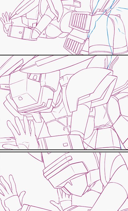 ようやく再開・・・!今日は線画まで。
明日の夜に更新できるように頑張ります。 