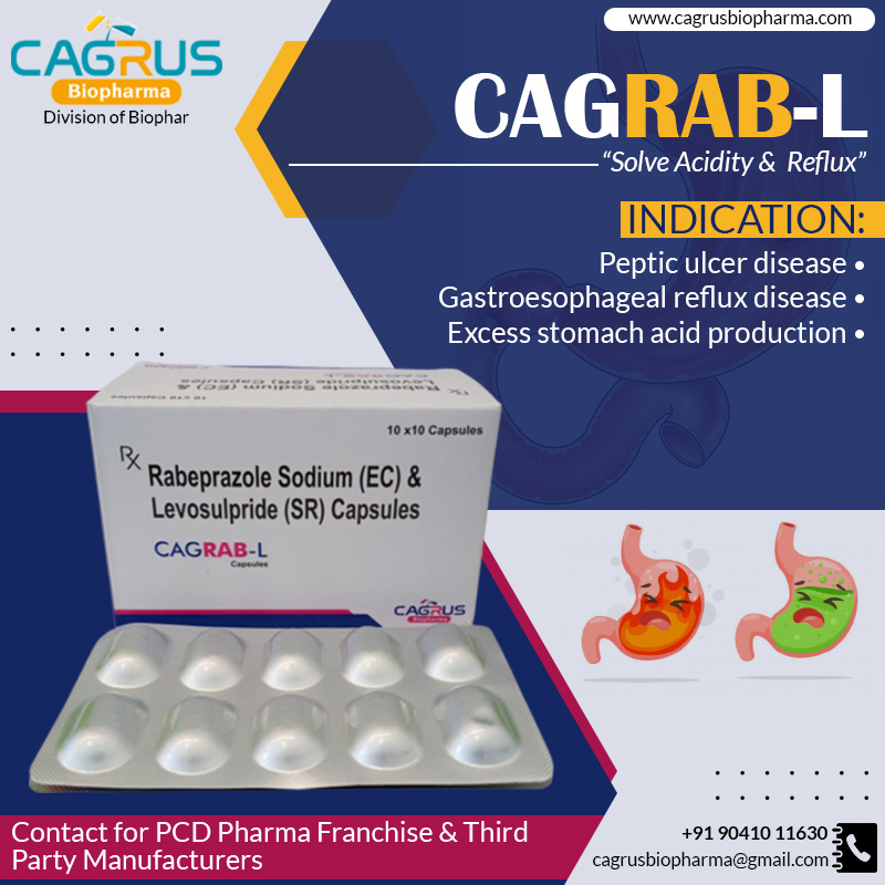 CagrusBiopharma's tweet photo. Get access to the topmost quality rabeprazole sodium &amp; levosulpiride capsules for PCD Pharma Franchise and Third-Party Manufacturing at the PAN India level.
Visit: https://t.co/Z3D8fiyl3I
Phone Number:+91 9041011630
Email: cagrusbiopharma@gmail.com
#pcdfranchise #PCDcompany #PCD https://t.co/4Xz5LkJfBm