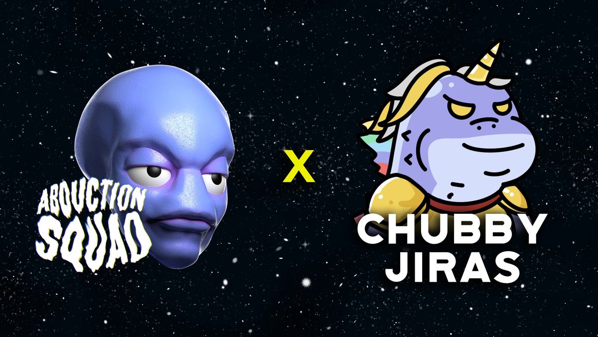 Chubby Little Jiras (@chubbyjiras) on Twitter photo 🦖 Chubby Jiras 🤝 Abduction Squad 🔥
🎉WHITELIST GIVEAWAY🎉
3x WL spots for <a href="/AbductionSquad/">Abduction Squad NFT</a>
3x WL spots for <a href="/ChubbyJiras/">Chubby Little Jiras</a>
To Enter:
✅Follow <a href="/AbductionSquad/">Abduction Squad NFT</a> <a href="/ChubbyJiras/">Chubby Little Jiras</a> & @ChubbyJirasLove
✅Like + RT
✅Tag 3 Friends!
Winners picked in 48 hours! ⏰ 🦖 Chubby Jiras 🤝 Abduction Squad 🔥
🎉WHITELIST GIVEAWAY🎉
3x WL spots for <a href="/AbductionSquad/">Abduction Squad NFT</a>
3x WL spots for <a href="/ChubbyJiras/">Chubby Little Jiras</a>
To Enter:
✅Follow <a href="/AbductionSquad/">Abduction Squad NFT</a> <a href="/ChubbyJiras/">Chubby Little Jiras</a> & @ChubbyJirasLove
✅Like + RT
✅Tag 3 Friends!
Winners picked in 48 hours! ⏰