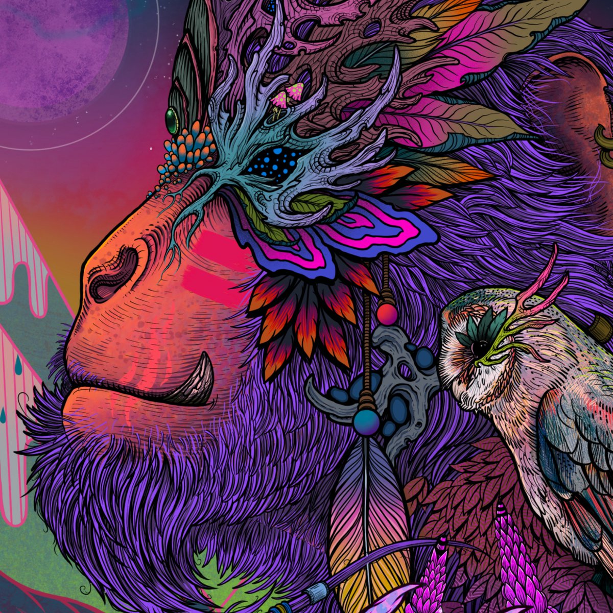 MatMiller_art's tweet photo. GM! New 1/1, 'Nomad' dropping later today!  

(detail) https://t.co/lB5dFGAKkA