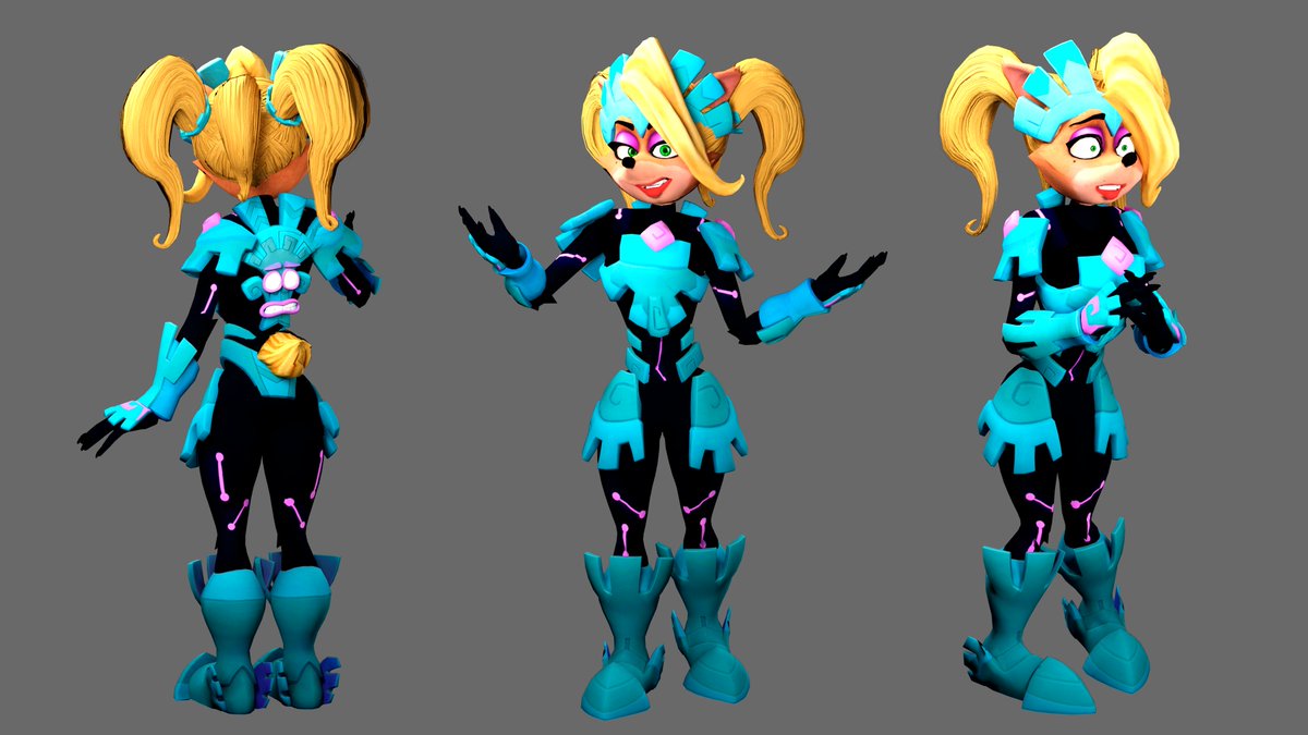 KingGamesMCS's tweet photo. Tawna Bandicoot - Lani-Loli Armor
Now all that's left is to make the Ika-Ika armor for her.
#CrashBandicoot4 #CTRNitroFueled #CrashBandicootNSaneTrilogy #CrashBandicoot #TawnaBandicoot #LaniLoli #QuantumMasks https://t.co/TxZ5TgcVw7