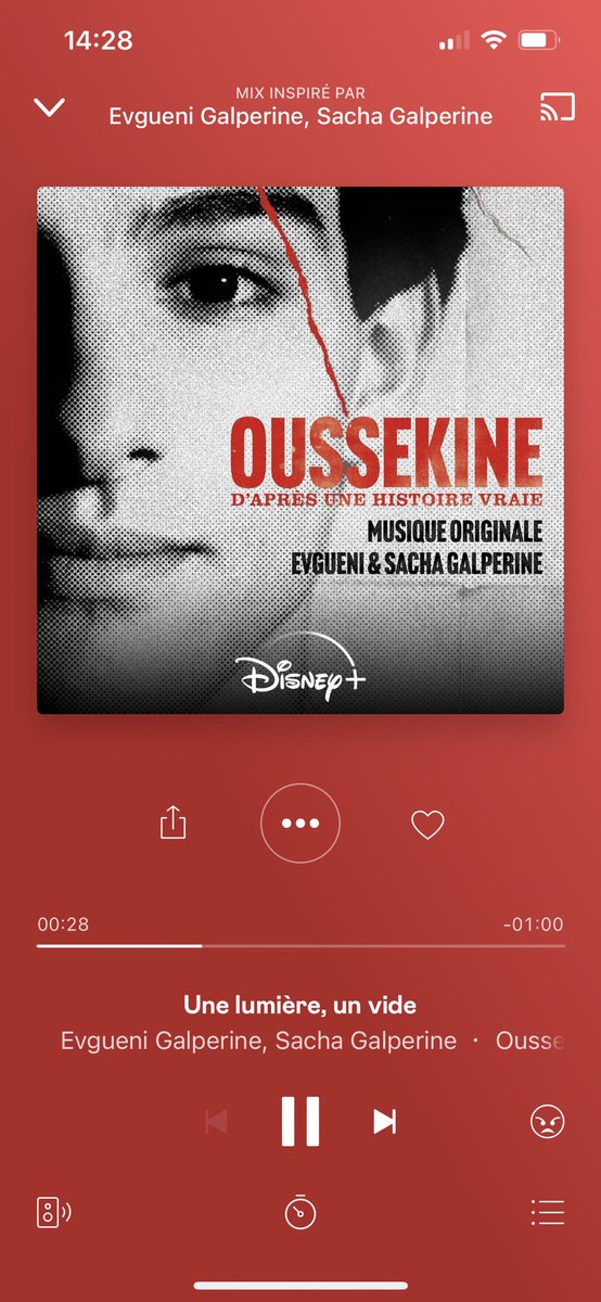 L exceptionnelle bande originale d Oussekine est disponible depuis aujourd’hui #evguenigalperine #sachagalperine #Oussékine#Disneyplus