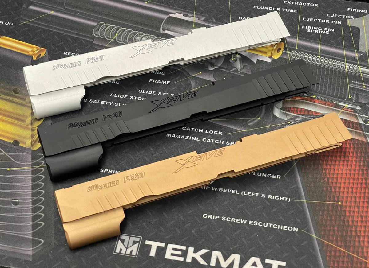 ProductNova's tweet photo. P320 X5 Aluminum slide set for SIG Air M17 / M18 GBB series https://t.co/bbuZUgfsxm