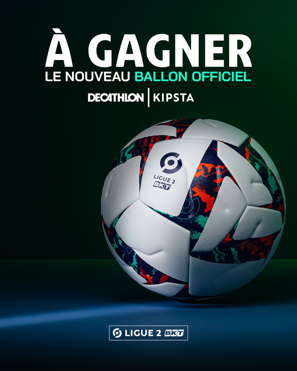 Ligue2BKT's tweet image. 🚨  Vous souhaitez avoir le 𝒏𝒐𝒖𝒗𝒆𝒂𝒖 𝒃𝒂𝒍𝒍𝒐𝒏 de la @Ligue2BKT pour la saison 2022/2023 avant tout le monde ?

🎁 Pour tenter de le remporter c'est simple :

1⃣  RT &amp;amp; Follow @Ligue2BKT et @Kipsta_Fr 
2⃣  Mentionnez la personne avec qui vous allez jouer
3⃣  🤞