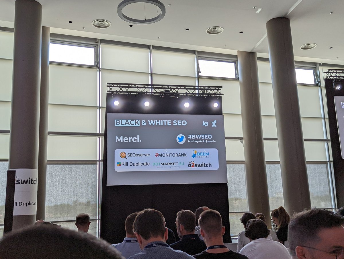 QBHerve's tweet photo. De retour dans le "dur" avec le #BWSEO 

10 speakers ultra pointus sur le #SEO, plus de 500 participants, un lieu emblématique le stade de l'Olympique Lyonnais https://t.co/quV9wgeTnu
