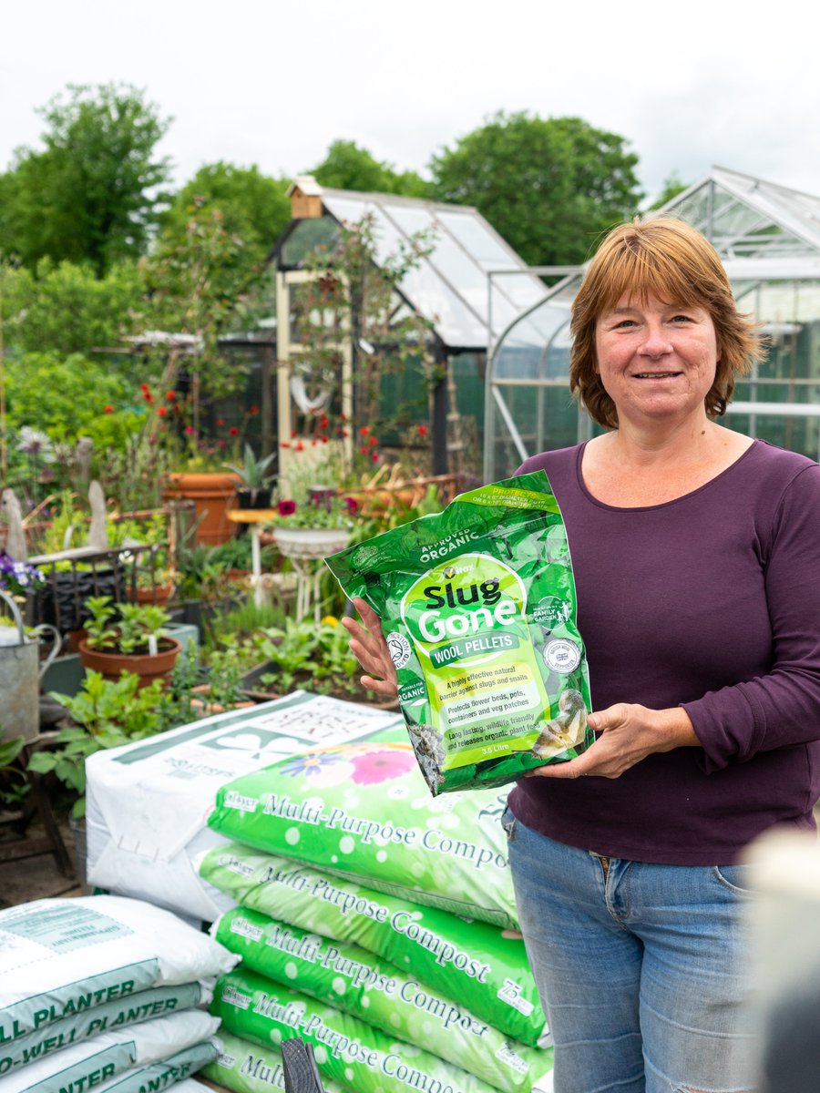 GrowellDirect's tweet photo. Quick trip to @pottyplotters  to drop of some compost and have nosey around Elaine's plot without her knowing.

And Julia is happy modeling the Slug Gone Wool pellets.
 #pottytime #pottyplotter #nosey #noseynosey #noseypeople #sneakingaround #delivery #slug #slugpellets https://t.co/6rcus2MiM3