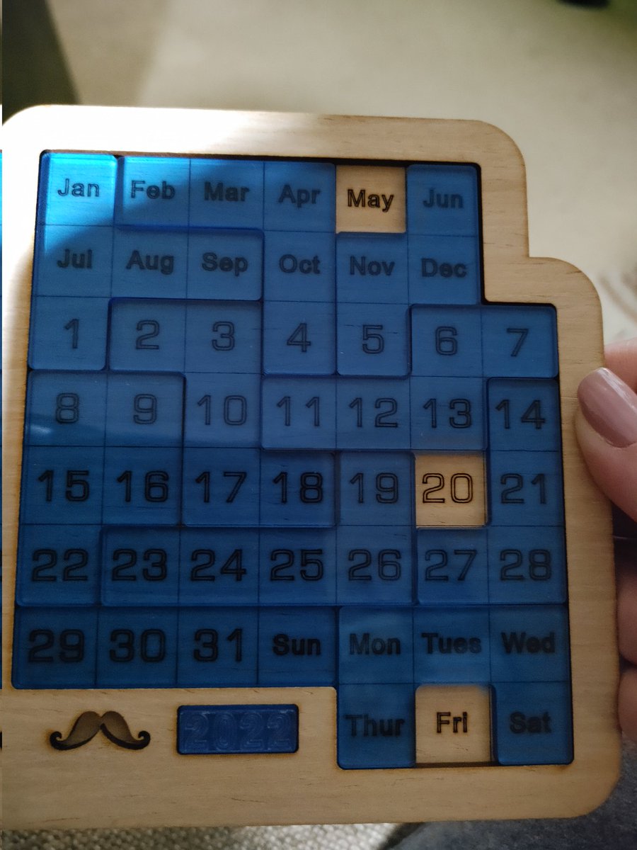 LRaesteel's tweet photo. #CalendarPuzzleSolutions May 20, 2022 https://t.co/xqQaPeolTY