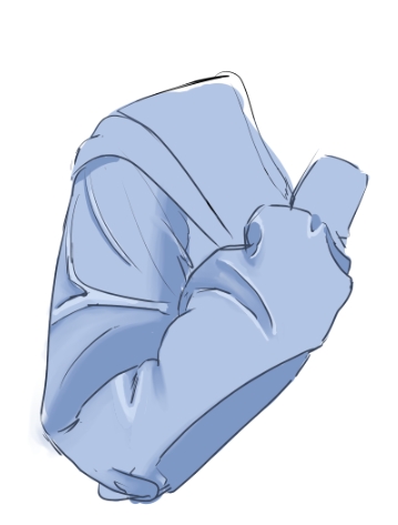 「シワ描くのもしかしてたのしい? 」|Akirondoのイラスト