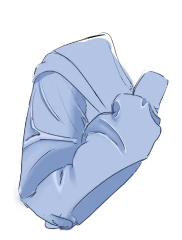 シワ描くのもしかしてたのしい? 