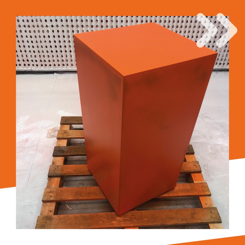 wenbarltd's tweet photo. It’s time for another #flashbackfriday post!!

Check out these displays we made for the Size? Store in Carnaby Street London. 

These were made entirely in house (and in our favourite colour too…. Wenbar orange!).

Swipe right to see the process >>>

@size? #retaildisplay