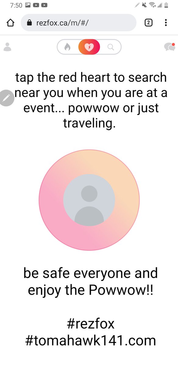 Happy Friday All!! Don't forget to take your Rezfox app to the powwow this weekend. You can locate other Rezfox users within 10miles of your phone. How great is that? all while listening to Tomahawk 141 radio. #rezfox #supportindigenousbusinesses #tomahawk141radio