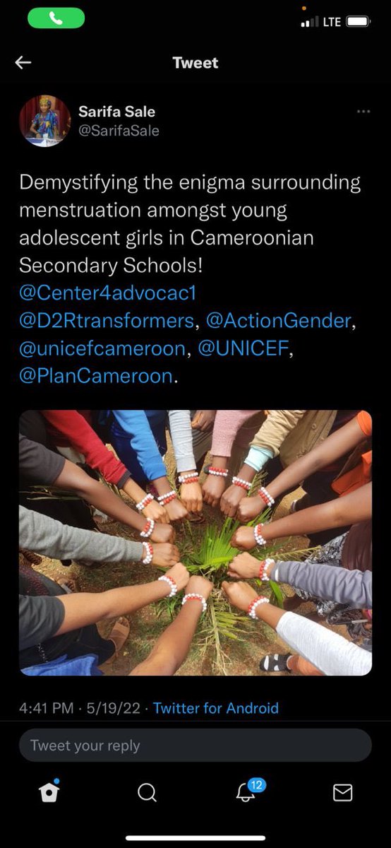 cageadOrg's tweet photo. We are happy 2 have school councellors actively engage in promoting the #MHM work @Center4advocac1 is doing in sculs in the NWR of #Cmr 2 demystify #menstruation & support girls education. This work is thanks 2 @UN_Women @EducEndowFoundn @ebase_africa #GirlsAttain #Bleed&Study https://t.co/fodfXtyaNO