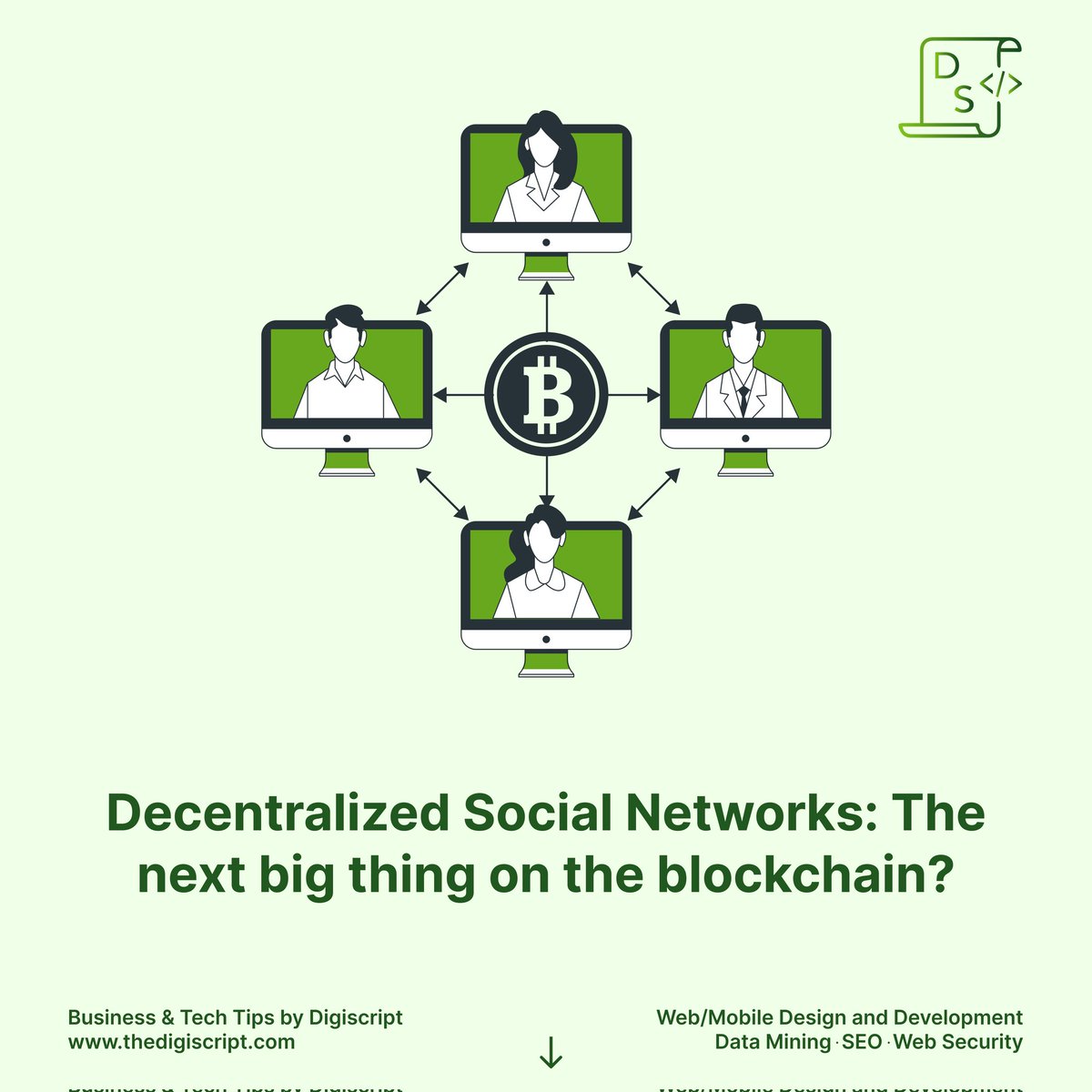 thedigiscript's tweet image. In this week's blog post, we talked about decentralized social networks and why they might be gradually replacing traditional social media platforms.
Click on the link below to read the full article.
blog.thedigiscript.com/decentralized-…