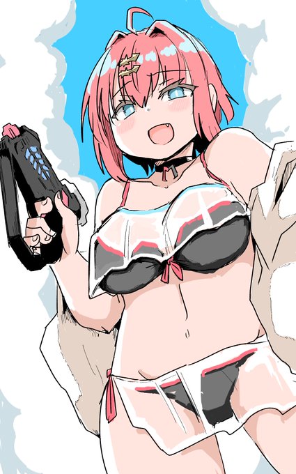 #メリア様がみてる
水着+おまけ 