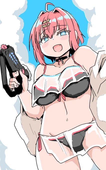 #メリア様がみてる
水着+おまけ 