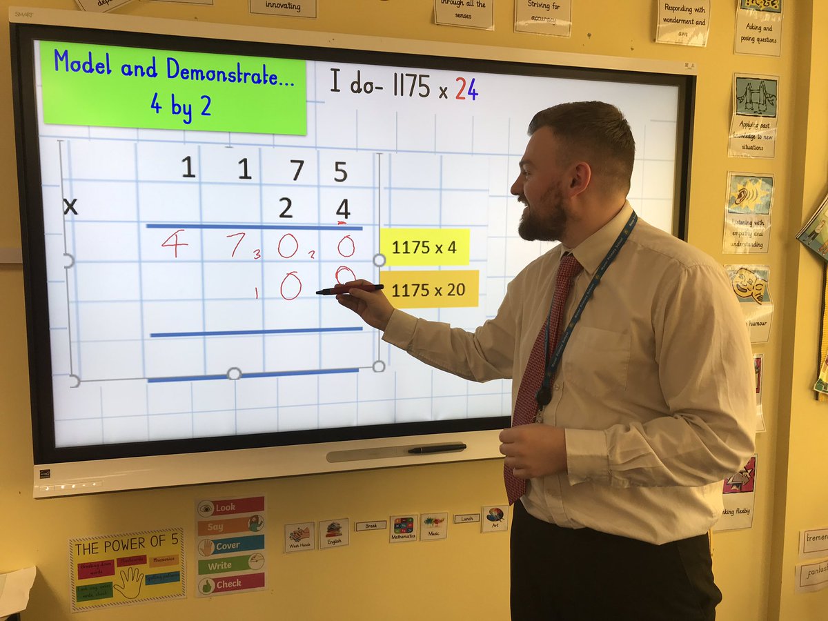 ManorPrimarySch's tweet photo. Magical Mathematics in Year 5! Celebrating achievements on our building of knowledge on strategies for multiplication. Well done! 
#strivingforaccuracy #findyourwingsandfly https://t.co/bsQJXk8NGw