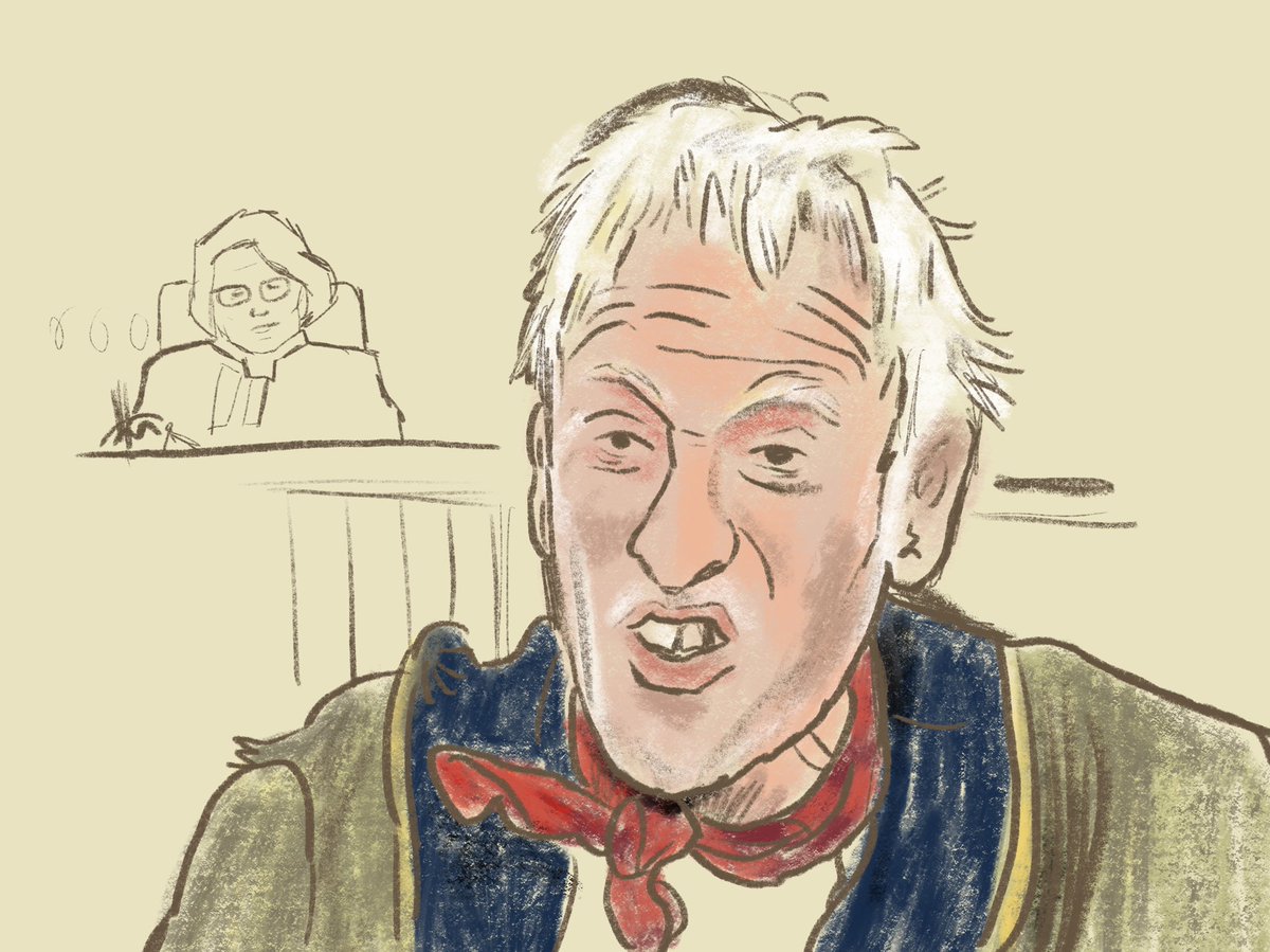 OFalafel's tweet photo. Jamie Vardy takes the witness box https://t.co/toNCDiDbQz