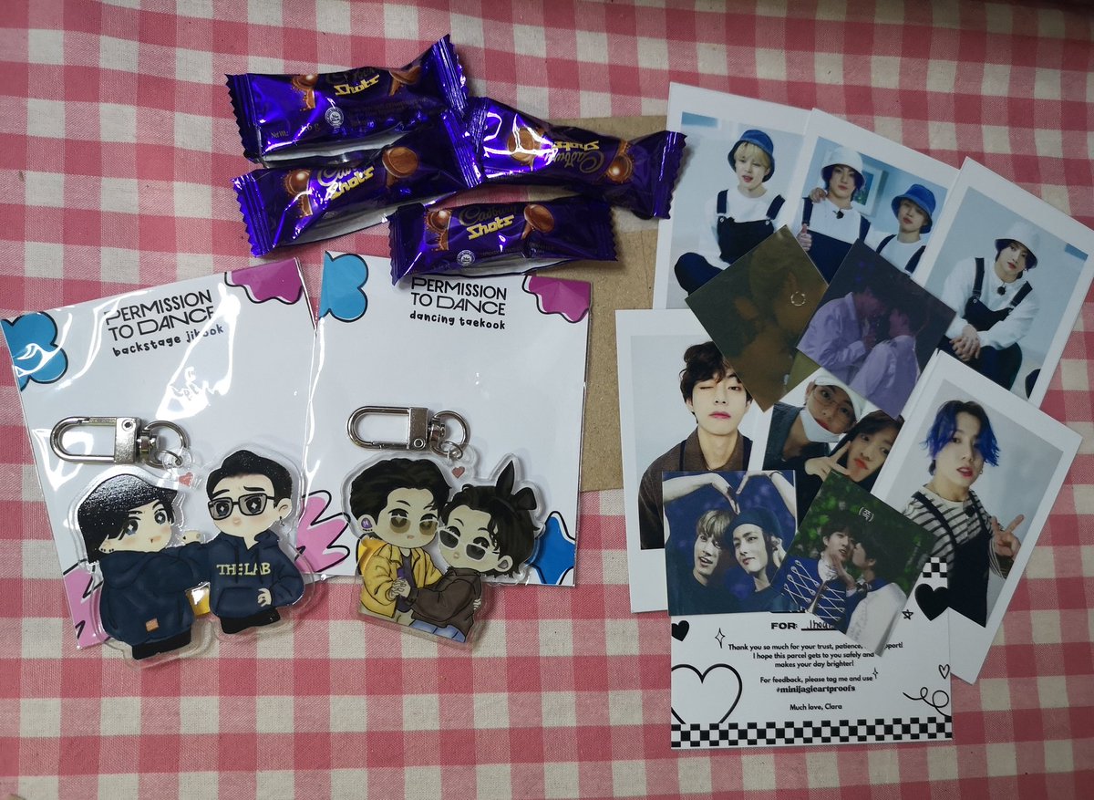 tkhauls's tweet photo. π #tkhmails π
thank you so much, @minijagicart ate clara for my jikook and taekook keyrings !! super cute and super daming freebies :< thank you po for packing them safely, 'til next time po ! π«Άπ»
π #minijagicartproofs https://t.co/zY1mueWufN