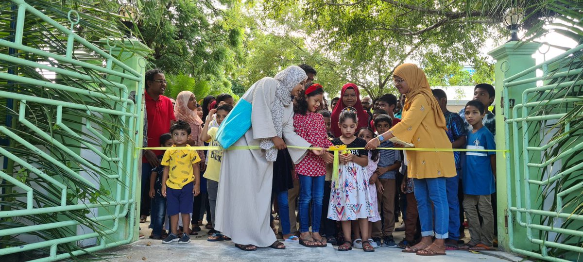 #HafthaRes 'Aailee Haveeru' is underway with numerous activities arranged by V.Felidhoo community. 
@MoYSCEmv <a href="/MoEdumv/">Ministry of Education</a> @MoGFSSmv <a href="/PoliceMv/">Maldives Police</a> <a href="/IUM_official/">Islamic University of Maldives</a> <a href="/maldivianrc/">Maldivian Red Crescent</a> <a href="/VaavCouncil/">Secretariat of Felidheatholhu Atoll Council</a> <a href="/HopeforWomenmv/">Hope for Women</a>