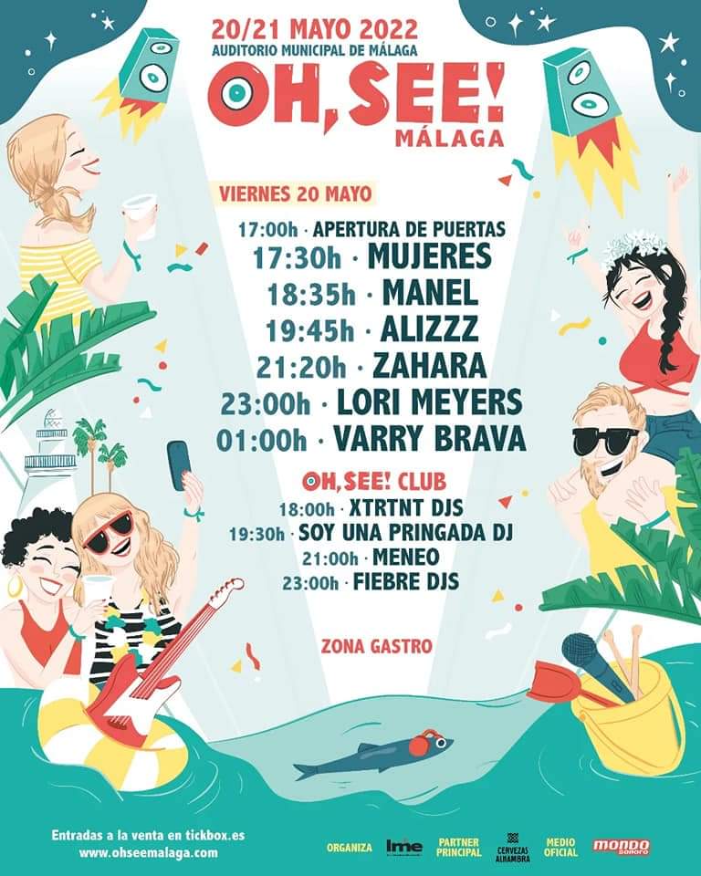 NtaxiMalaga's tweet photo. Este fin de semana vuelve el mejor #indie a Málaga de la mano del @ohseemalaga , te dejamos los horarios para que no te pierdas nada 😉
Y recuerda, para ir y venir, ¡descárgate Ntaxi y comienza a ahorrar el 10% de lo que gastes! 🎉🙋📱🚕
#ohseemalaga #Malaga #ntaxi https://t.co/PwqLLhv2O0