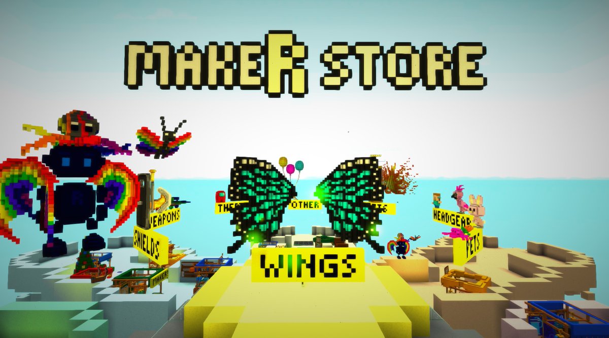 AdventureBoxRPG's tweet photo. Do you want to make your player character cooler? Then you must visit maker Ratten´s fantastic store. Buy wings, pets , drones, headgear and other cool stuff. Head off to the store by clicking this link: https://t.co/TTkd03nP7R
#indiegame #indiegames #indiegamedev #videogames https://t.co/mz9QNpB1Ce