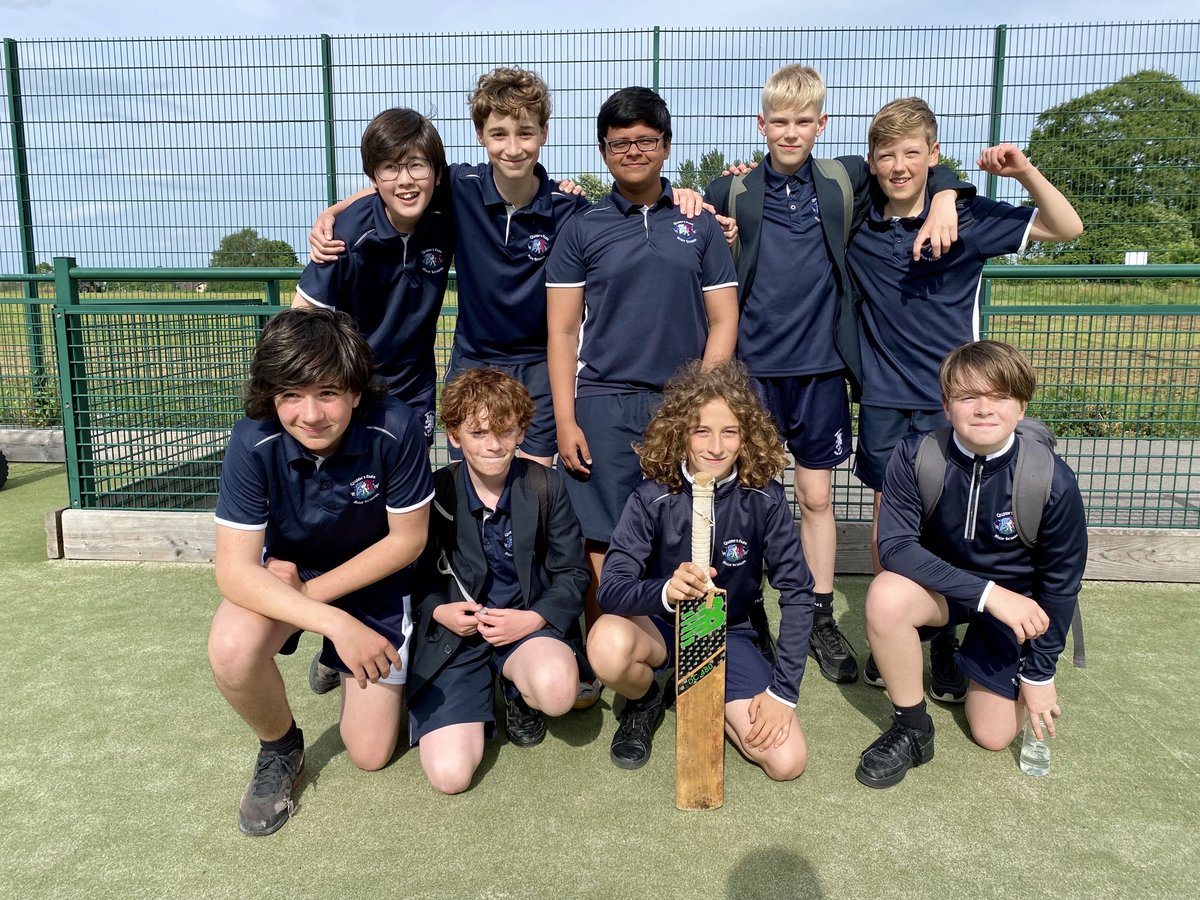 qphschester's tweet image. Looking triumphant &amp;amp; so they should! Congratulations to our #cricket teams who won their matches vs @christofidelis this week 🙌🏻 Year 7/8 by over 30 runs &amp;amp; Year 8/9 who skilfully got all 8 wickets off their opponents! Brilliant bowling &amp;amp; a great team effort from both squads 🏏