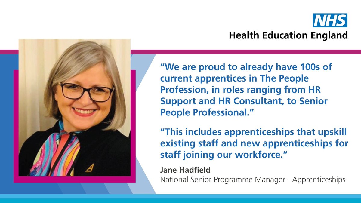 Today is #InternationalHRday. Apprenticeships are a great way to get into any profession, including the People Profession. Our website gives more information on the different apprenticeships available: orlo.uk/Coeyz
#TalentforCare #NHSPeopleProfession <a href="/NHSE/">steven hackett</a>