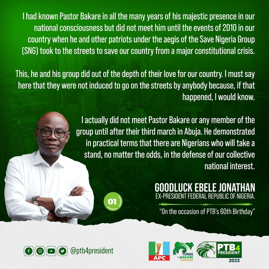 tbakarevanguard's tweet photo. Echoes from the past.
@T_Bakare
@ptb4president 
@ptb4nigeria 
#ptb4president
#ibelieveinnigeria https://t.co/LnE5eBdqAm