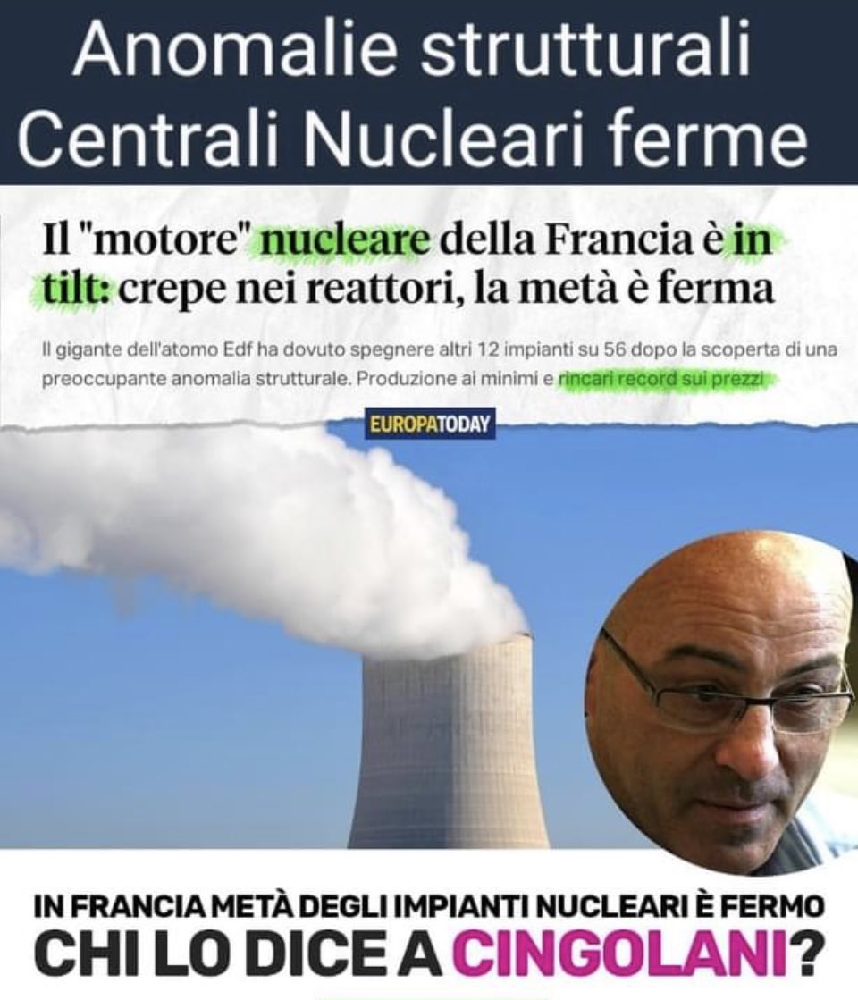 dukana2's tweet photo. #AndràTuttoBene 👇i delinquenti della #Francia e il #nucleare…ditelo a #CingolEni #SalvEni #ChiccoTesta di cazzo #CalendEni…#MelEni … https://t.co/tOyMYj7tx4