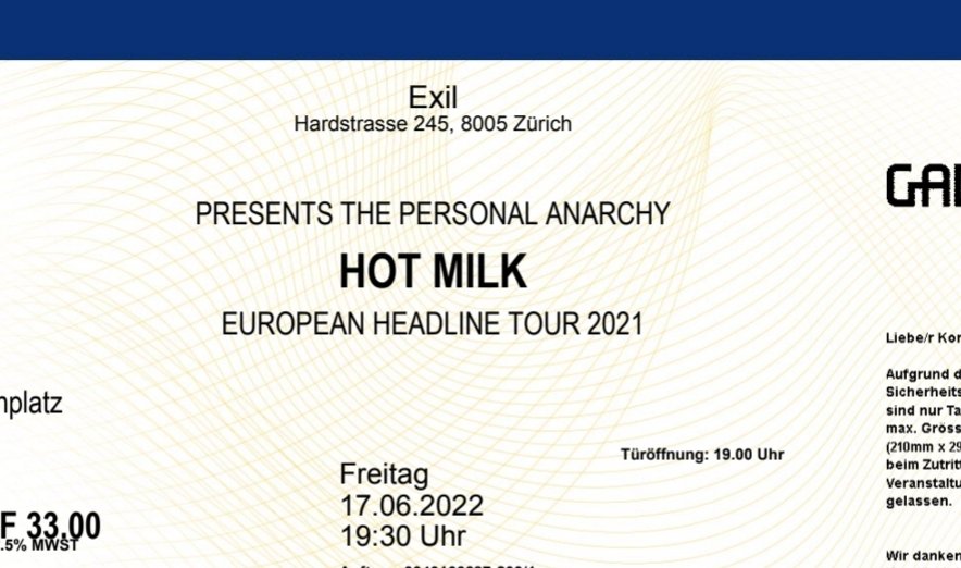 F**k yeah, it's happening! I'm seeing <a href="/hotmilkhotmilk/">HOT MILK</a> in Zurich next month! 🔥🥛
Can't wait to witness <a href="/hotmilkhan/">HAN MEE</a>, <a href="/hotmilkjim/">J⚡️M</a> <a href="/hotmilktom/">tom paton NO TICK</a> and @hotmilkdeller going OFF!