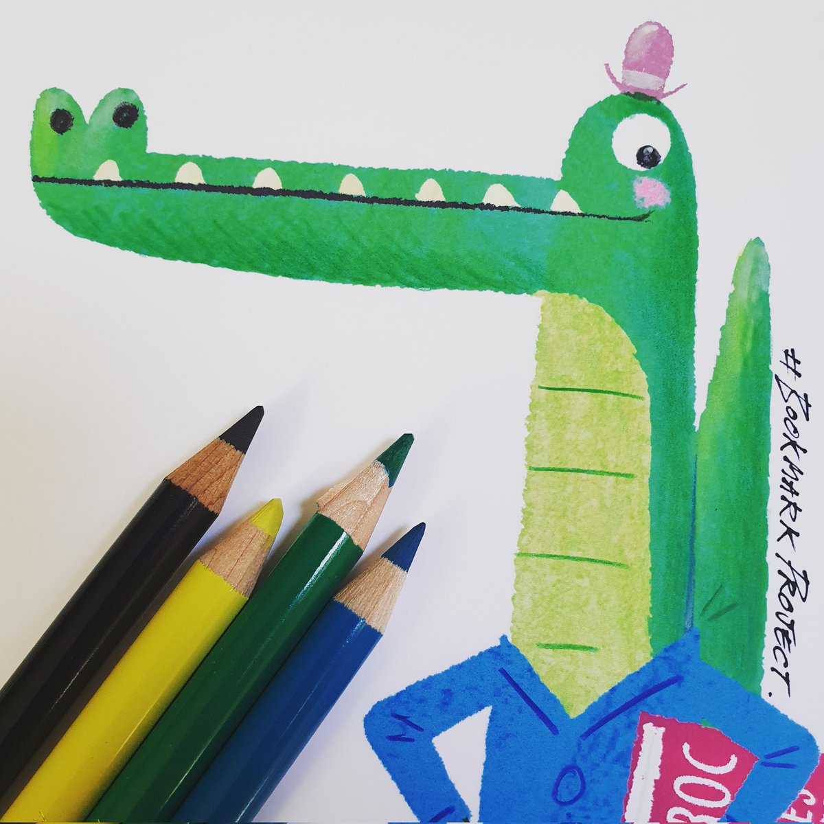 If you have a bit of spare cash please bid on the bookmark project, loads of lovely artwork by fab people, for an amazing cause @slhattersley. Signed Agent Weasel book and croc by me @https://www.jumblebee.co.uk/bookmarkproject2022#buzz_expend_175374