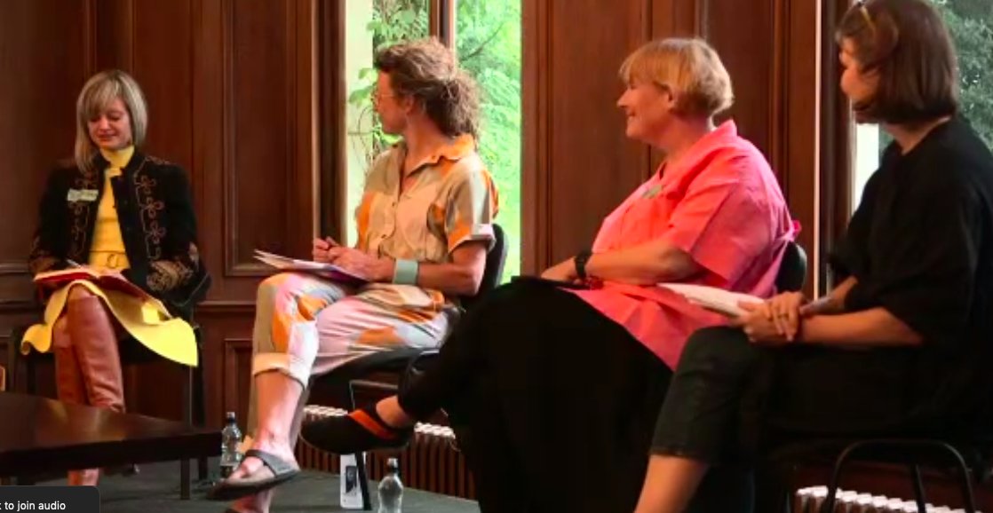 ResearchUAL's tweet photo. Practice Research Symposium
Social Design Institute UAL
Day 2
Professor Emerita Anne Boddington
Dr Kat Jungnickel, Goldsmiths College
Dr Patrycja Kaszynska
Dr Lesley-Ann Noel
Professor Cameron Tonkinwise
Chair: Professor Alison Prendiville
#DesignPracticeResearch https://t.co/rd9GkXbdb1