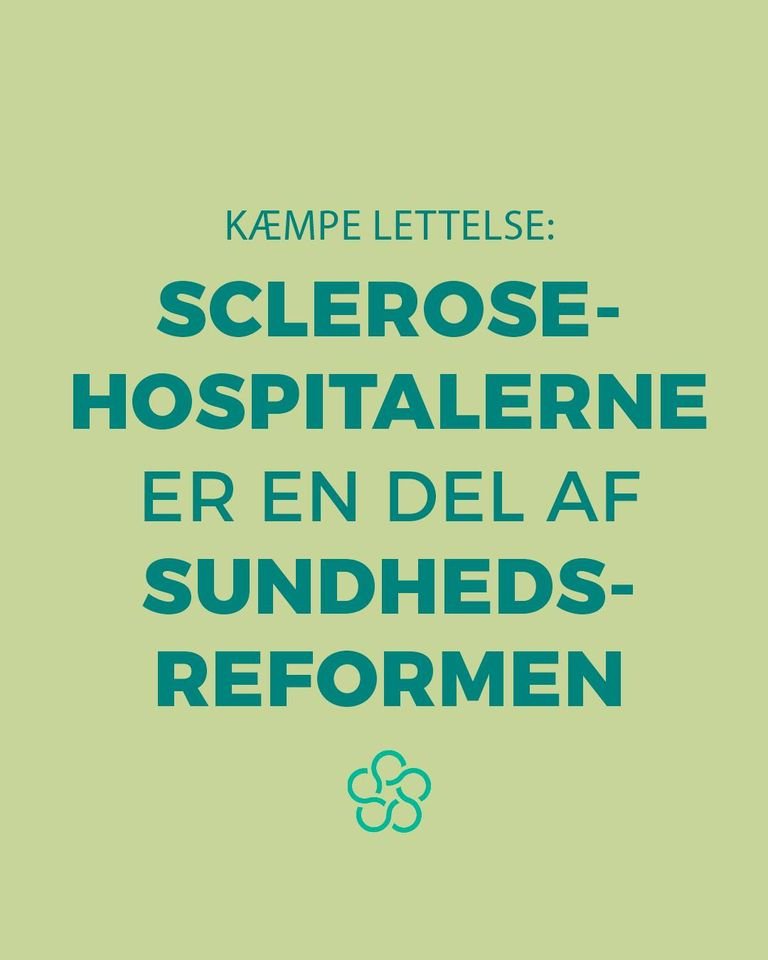 Sclerose_dk's tweet photo. #Sundhedsreform✔️: Kæmpe🙏til partierne, kæmpe lettelse for #sclerosepatienter! 🛟 kastet til #Sclerosehospitalet, så massefyring og ventelistekaos kan undgås og den højt specialiserede #rehabilitering fortsætte 2023 ud #sundpol #dkmedier. Vores reaktion: https://t.co/YNLwfwpuJE https://t.co/5IyU22qjOK
