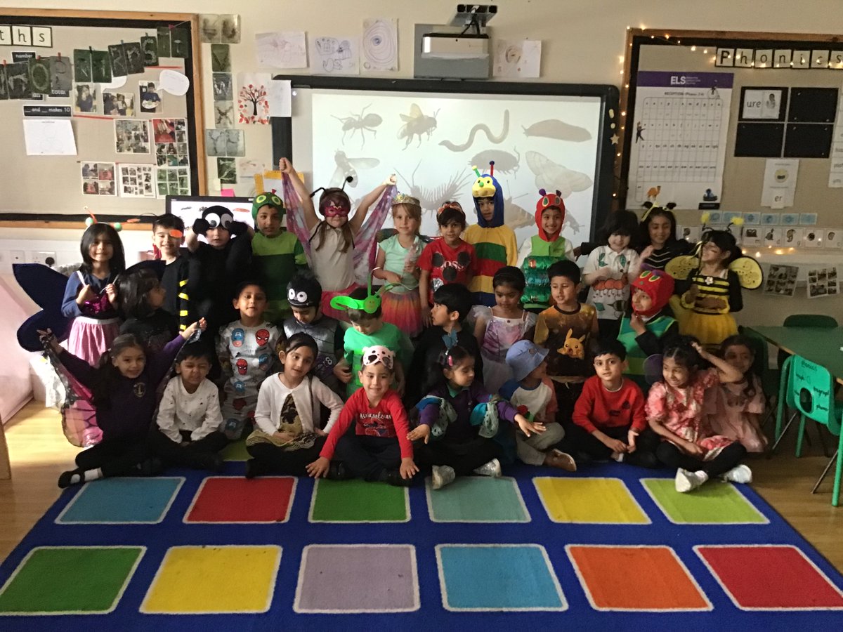 StLukesYearRG's tweet photo. Reception have come dressed ready for their Brilliant Bug Ball to celebrate our learning about Minibeasts. 🐛🐞🐜🦋🐞@stlukesbury #stlukesburywidercurriculum #bugball #Magnificent https://t.co/65MAHYGa07