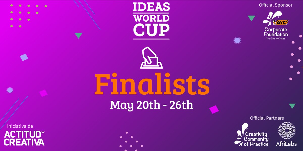 Today we reach the final phase of Ideas World Cup 2022 -Your votes can make the difference by voting, sharing, and commenting on the ideas you think are best, you are contributing to choose the winner of the Ideas World Cup competition <a href="/BICGroup/">BIC</a> #ideasworldcup #CopaMundialDeIdeas