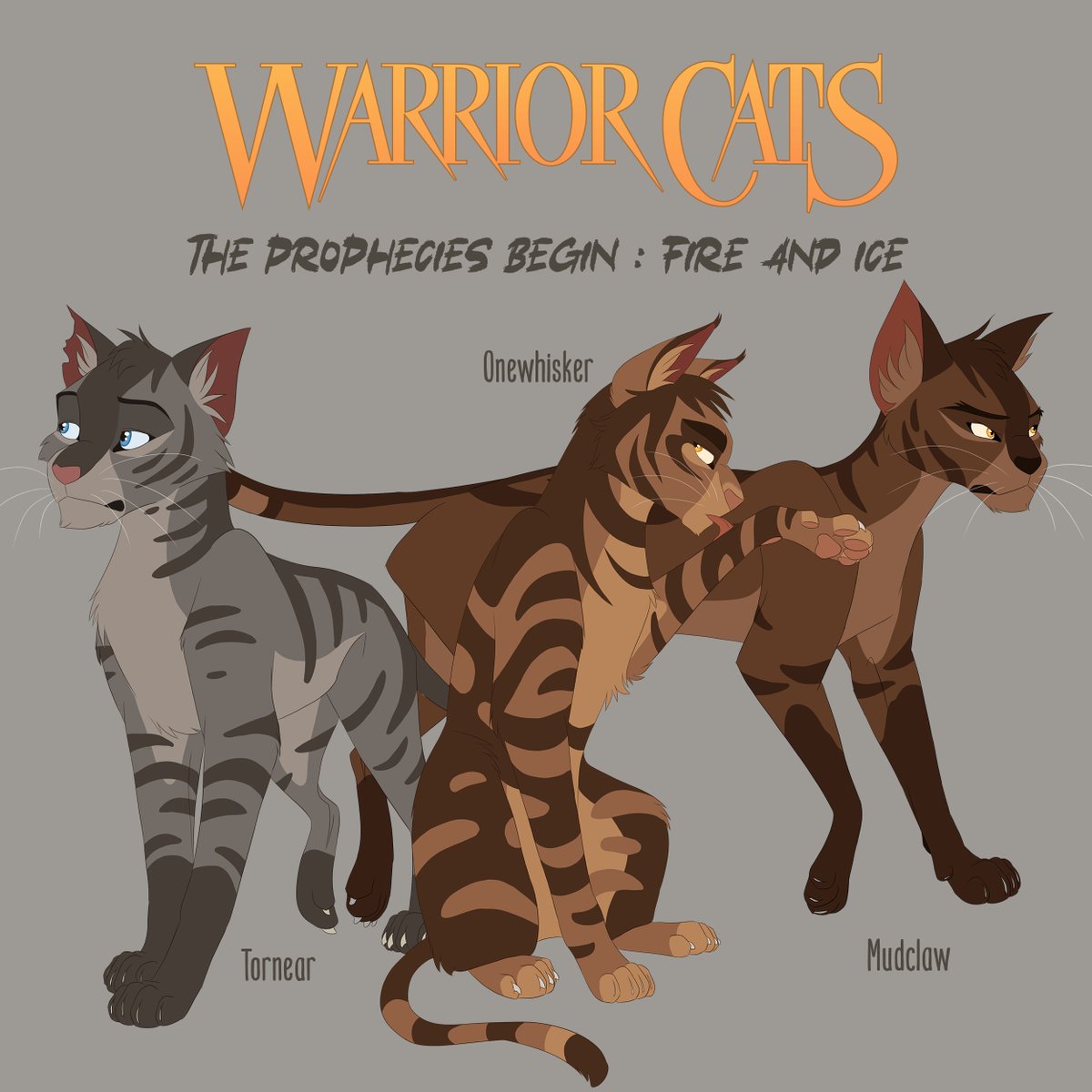 Hecate_Hell's tweet photo. Arg, I've made a mistake on my last tweet and I already send Onewhisker ... Anyway, great to finaly draw them =)
#Mudclaw #Onewhisker #Tornear #warriorcats https://t.co/RIqHQWpmr2