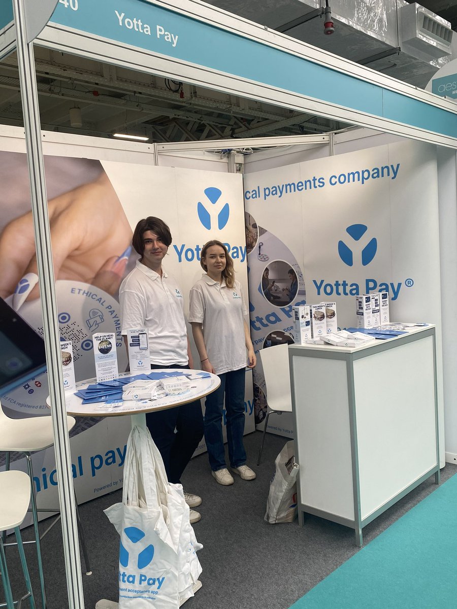 YottaPay's tweet photo. Come and join us at Aesthetic Medicine Live at Olympia London (D40) https://t.co/e9sC1TnU2u